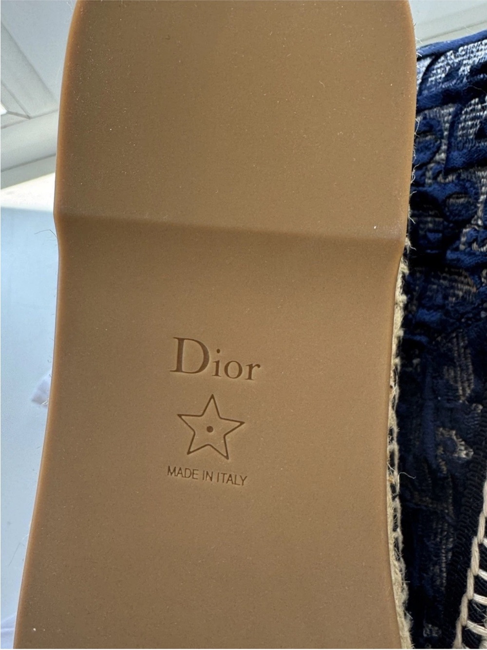 Dior Navy White Logo Mid-Calf Bootie Women's Boots EU 36.5 CL 1120 36½ - Picture 5 of 6